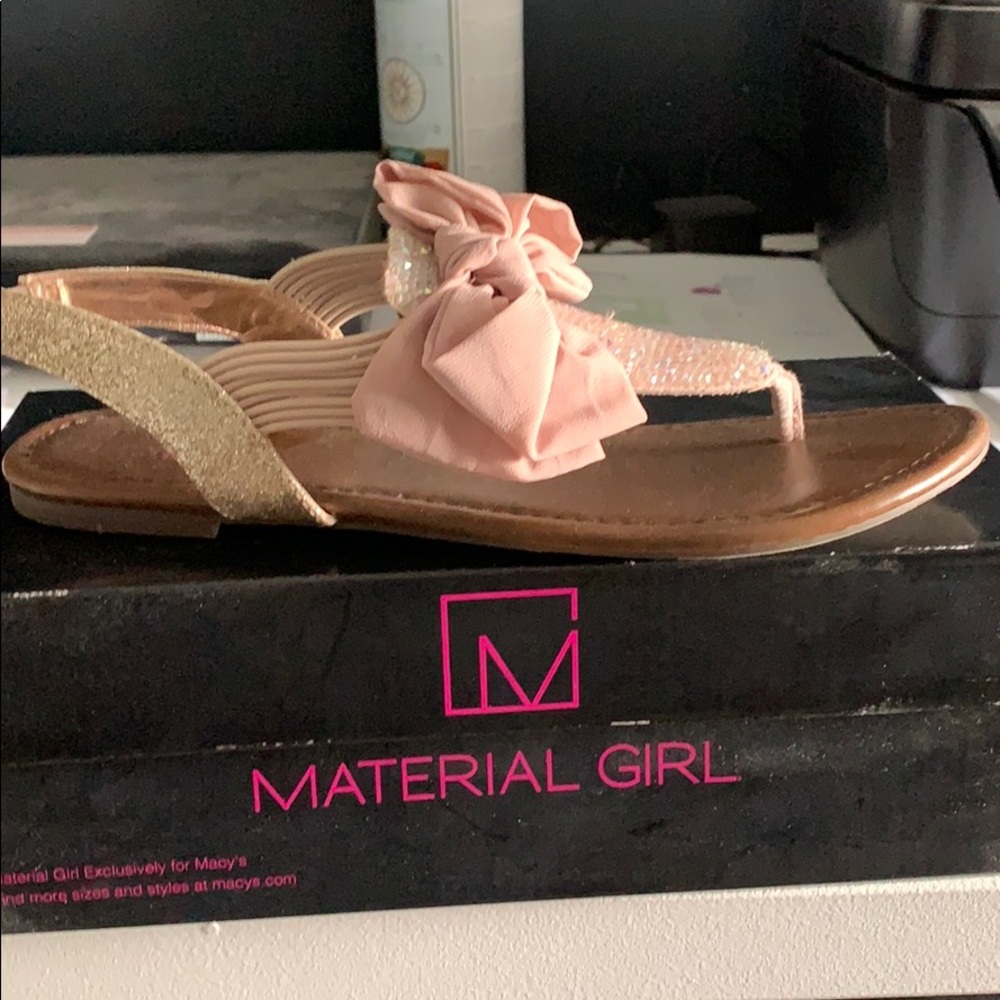 Blush sandals